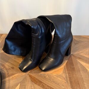 Steve Madden Black Heeled Boots
